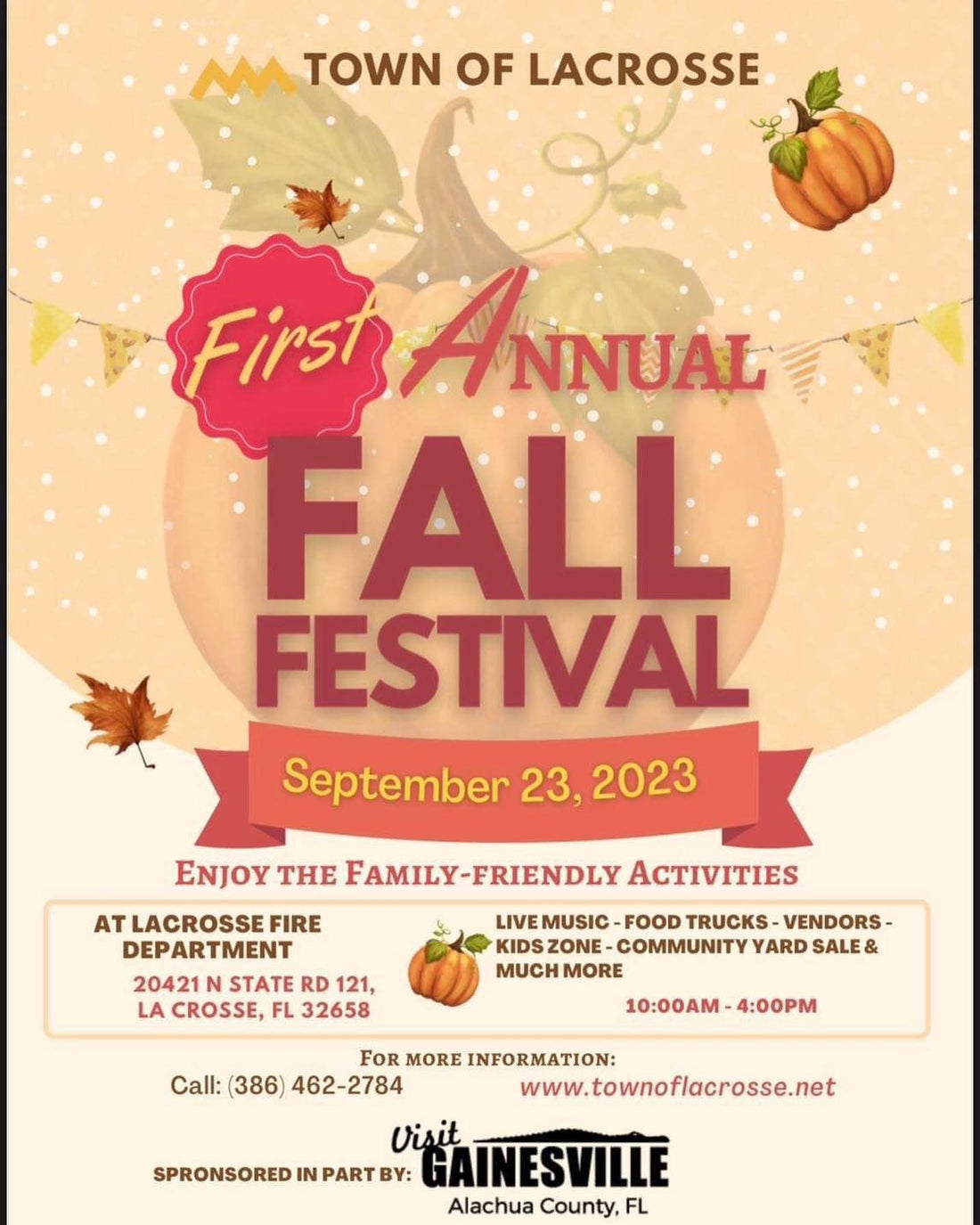 Town of LaCrosse First Annual Fall Festival