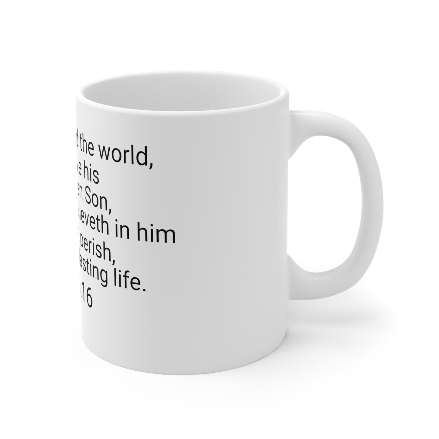 John 3:16 Ceramic Mug 11oz